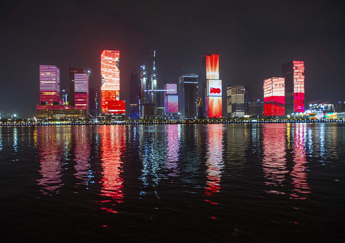 琶洲互联网立异集聚区树模区照明刷新项目